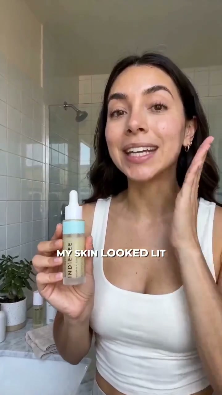 Indie Lee Vitamin C Brightening Serum, AI UGC ad example